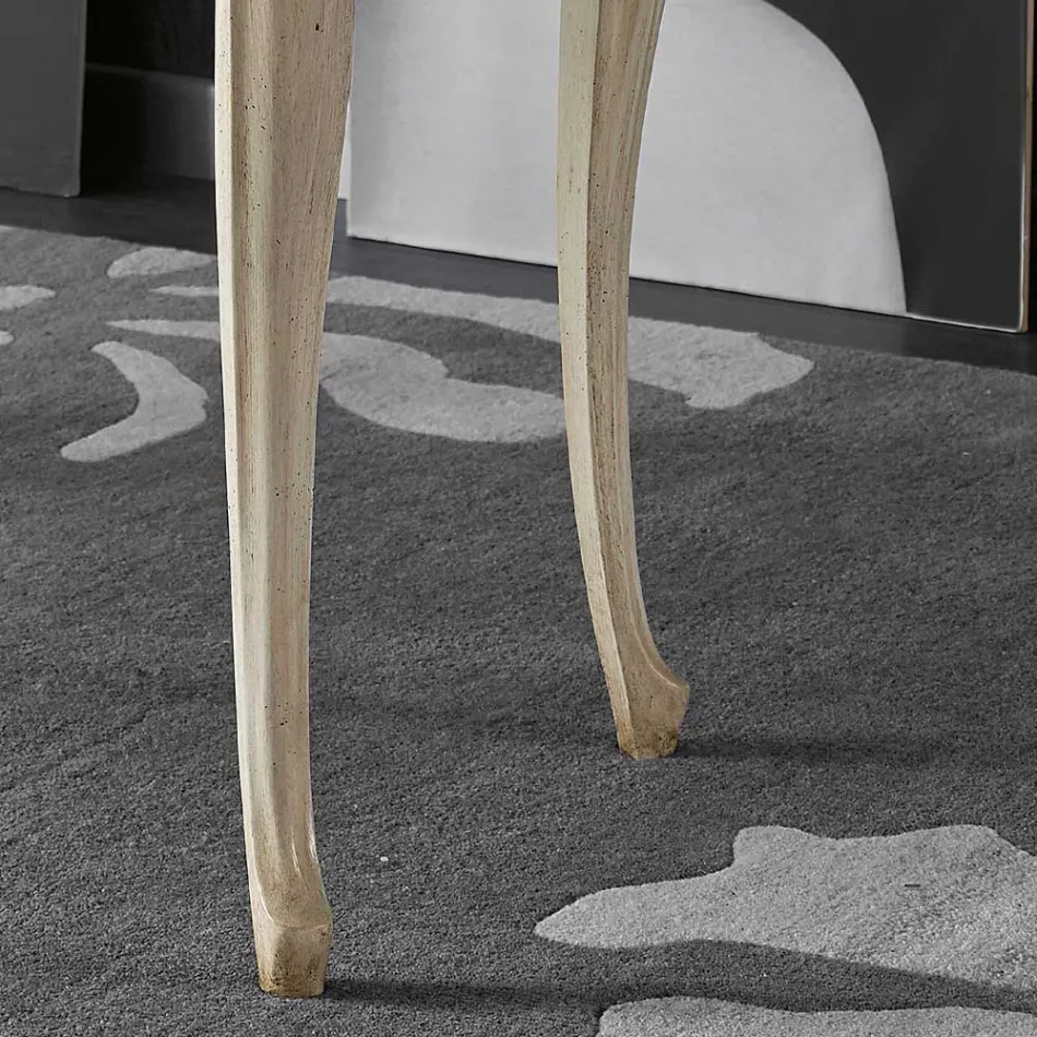 Escrivaninha Luxo de Madeira para Sala de Estar com 5 Gavetas Feita na Itália - Caligola Viadurini