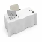 Mesa de escritório de design moderno por Fabric, Made in Italy Viadurini