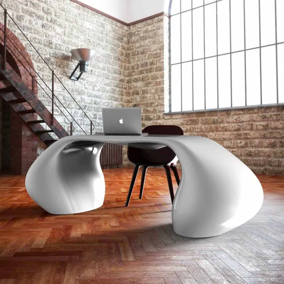 Mesa de escritório moderna fabricada na Itália, Telese Viadurini