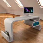 Modern Design Desk Flex Feito na Itália Viadurini