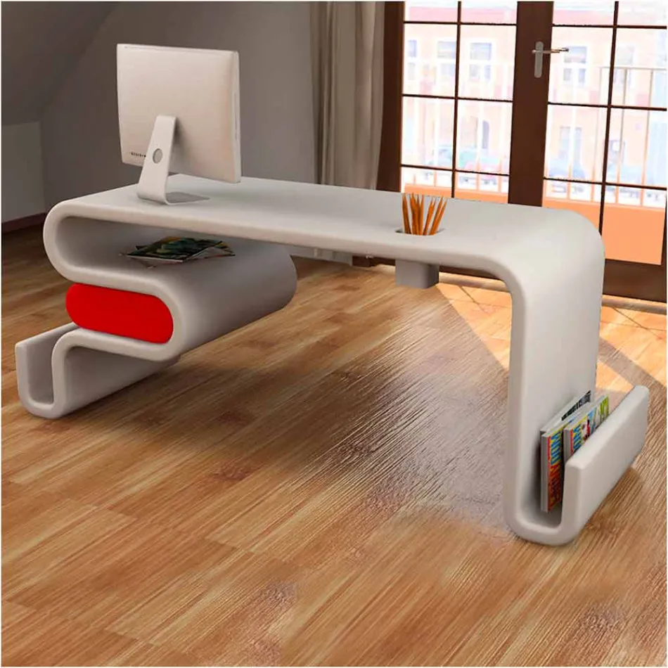 Modern Design Desk Flex Feito na Itália Viadurini
