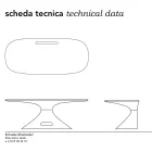 Escrivaninha Karim Rashid em resina - Smania Viadurini