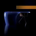 Secretária executiva Karim Rashid em poliuretano em vários acabamentos - James Viadurini