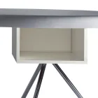 Mesa executiva de Karim Rashid em poliuretano - James Viadurini