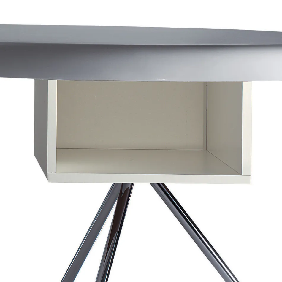 Mesa executiva de Karim Rashid em poliuretano - James Viadurini