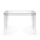 Mesa de Plexiglass Transparente Design Moderno Feito na Itália - Vichy Viadurini