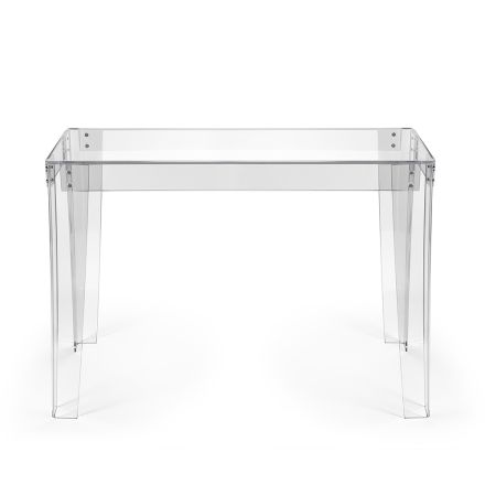 Mesa de Plexiglass Transparente Design Moderno Feito na Itália - Vichy Viadurini