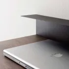 Mesa Moderna em Metal e Melamina com Gaveta Made in Italy - Iridio Viadurini