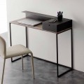 Mesa Moderna em Metal e Melamina com Gaveta Made in Italy - Iridio