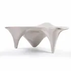Mesa de escritório de design contemporâneo Sinuous, handmade in Italy Viadurini