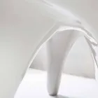 Mesa de escritório de design contemporâneo Sinuous, handmade in Italy Viadurini