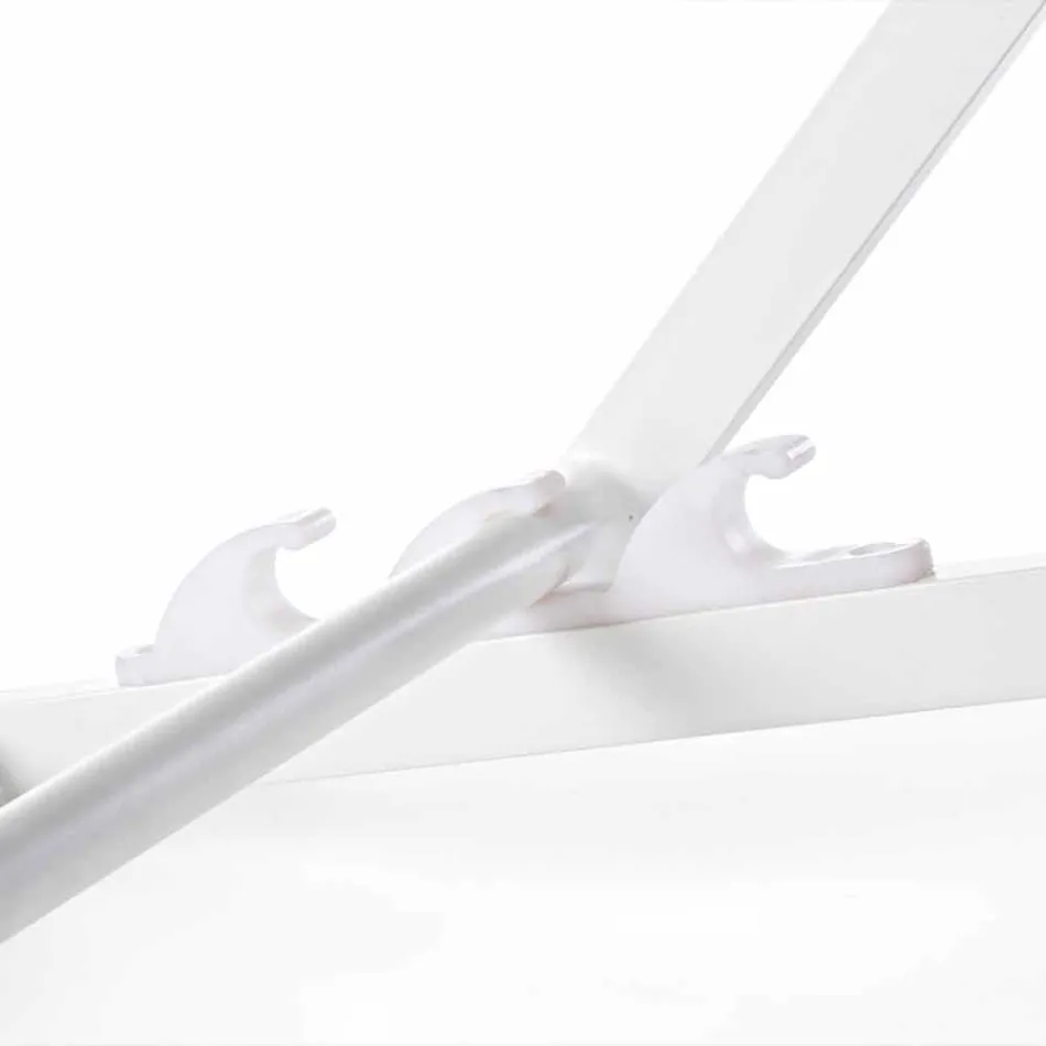 Espreguiçadeira Outdoor em Alumínio com Assento em Textilene, 4 Peças - Kailua Viadurini