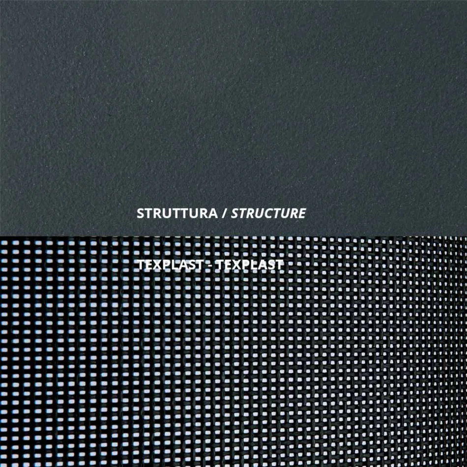 Cadeira dobrável de jardim em aço galvanizado feito na Itália 2 peças - Hobbit Viadurini