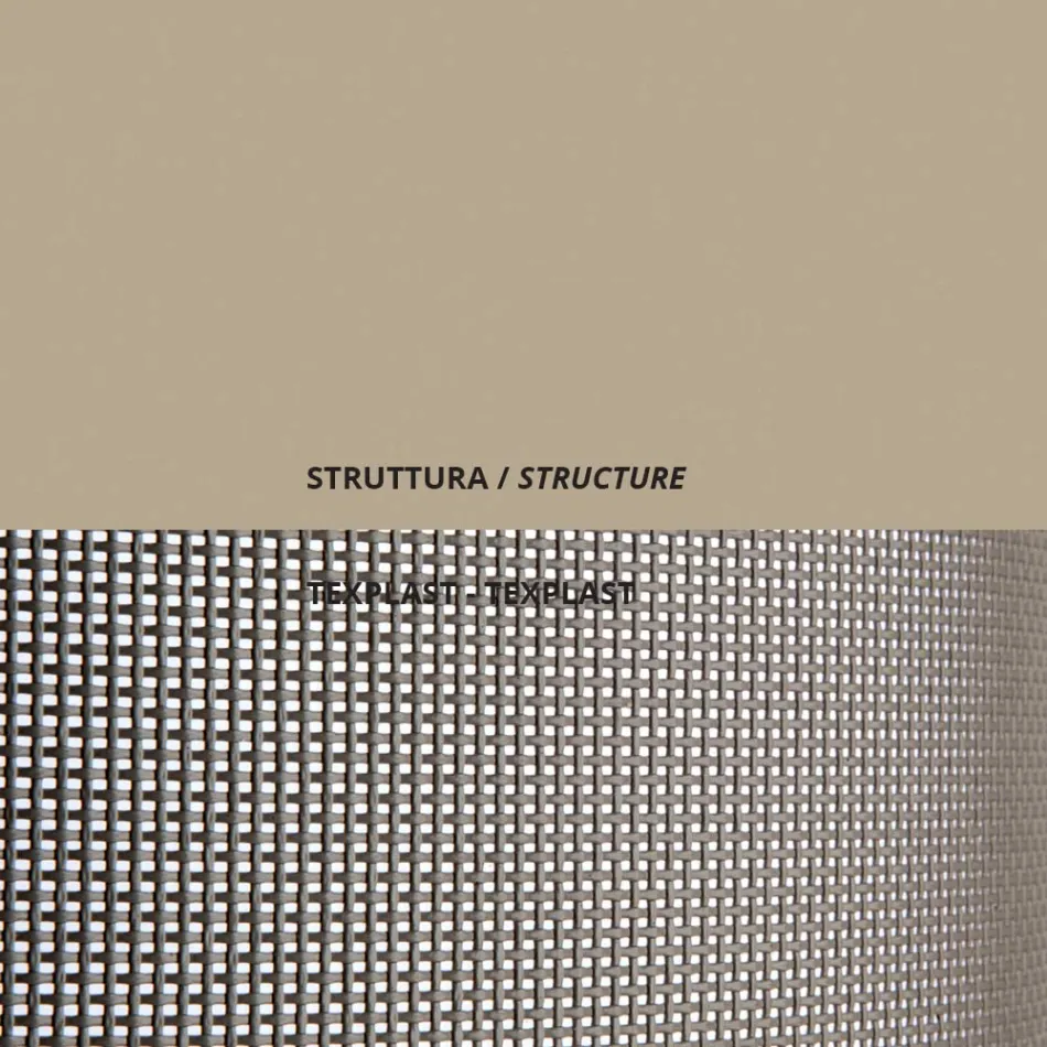 Cadeira dobrável de jardim em aço galvanizado feito na Itália 2 peças - Hobbit Viadurini