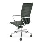 Cadeira para escritório alto com rodas e almofada ergonômica e giratória - Filanna Viadurini