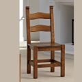 Cadeira de cozinha clássica em madeira maciça de faia fabricada na Itália - Lavinia