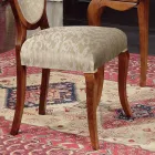 Cadeira Clássica Madeira e Tecido Com ou Sem Braços Made in Italy - Ellie Viadurini