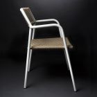 Cadeira externa de alumínio com braços - Eugene Viadurini