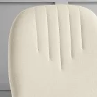 Cadeira com Assento em Tecido Monocoque e Pernas Cônicas Fabricado na Itália - Nezoku Viadurini