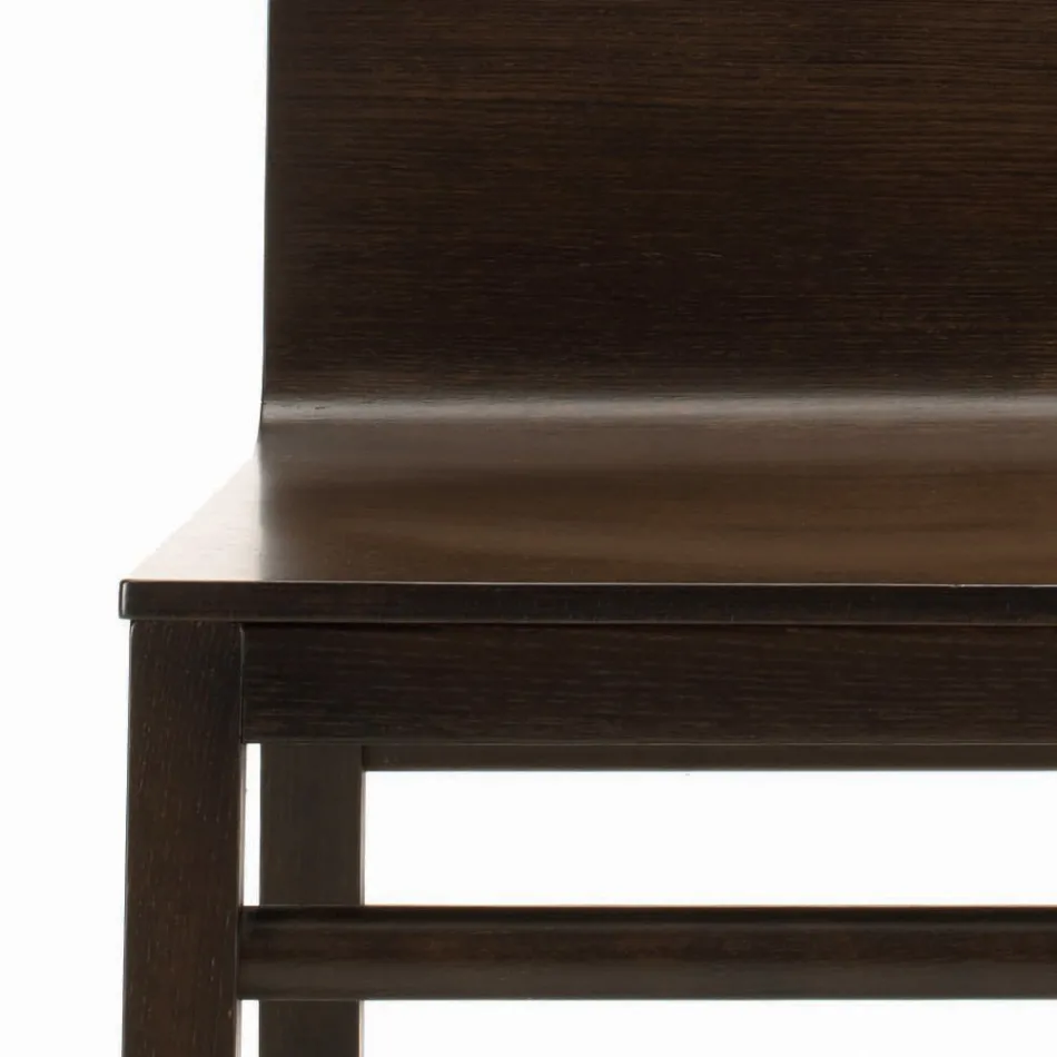 Cadeira com Estrutura em Freixo e Casca de Carvalho Made in Italy - Emilia Viadurini