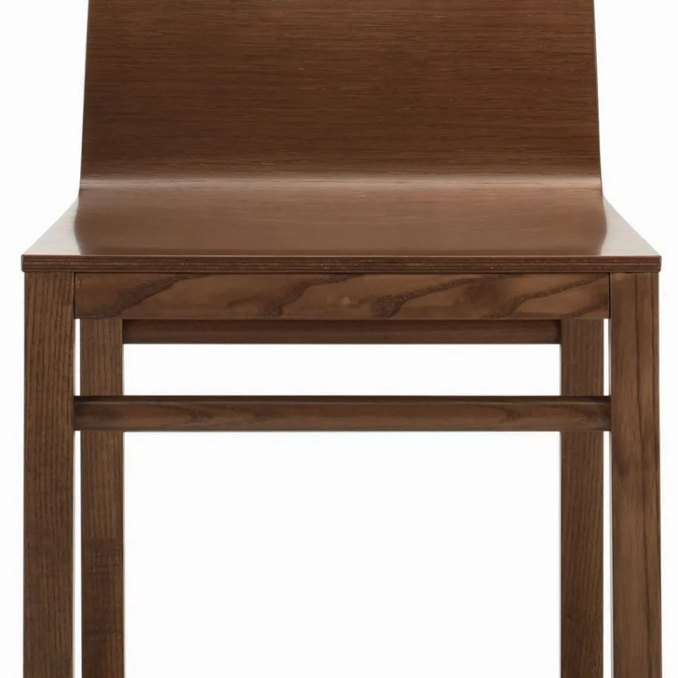 Cadeira com Estrutura em Freixo e Casca de Carvalho Made in Italy - Emilia Viadurini