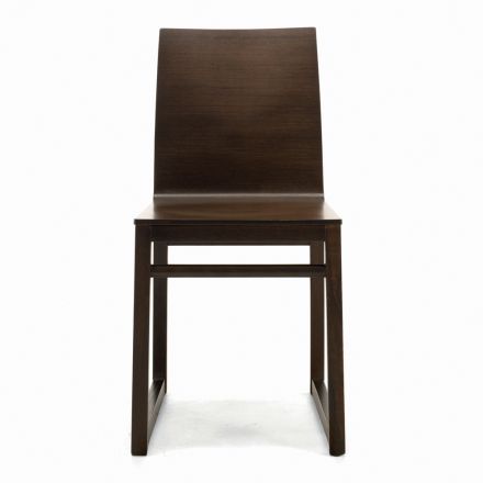 Cadeira com Estrutura em Freixo e Casca de Carvalho Made in Italy - Emilia Viadurini