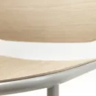 Cadeira de cozinha em madeira e metal pintado made in Italy 2 peças - Saffia Viadurini