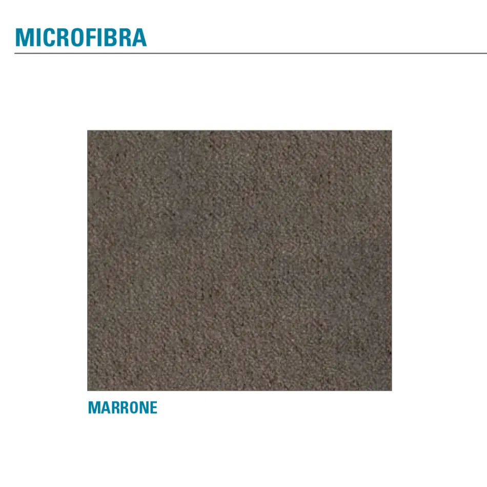 Cadeira de cozinha estofada em microfibra made in Italy, 2 peças - Rebecca Viadurini