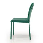 Cadeira de Cozinha Forrada em Tecido Made in Italy 4 Peças - Monnalisa Viadurini