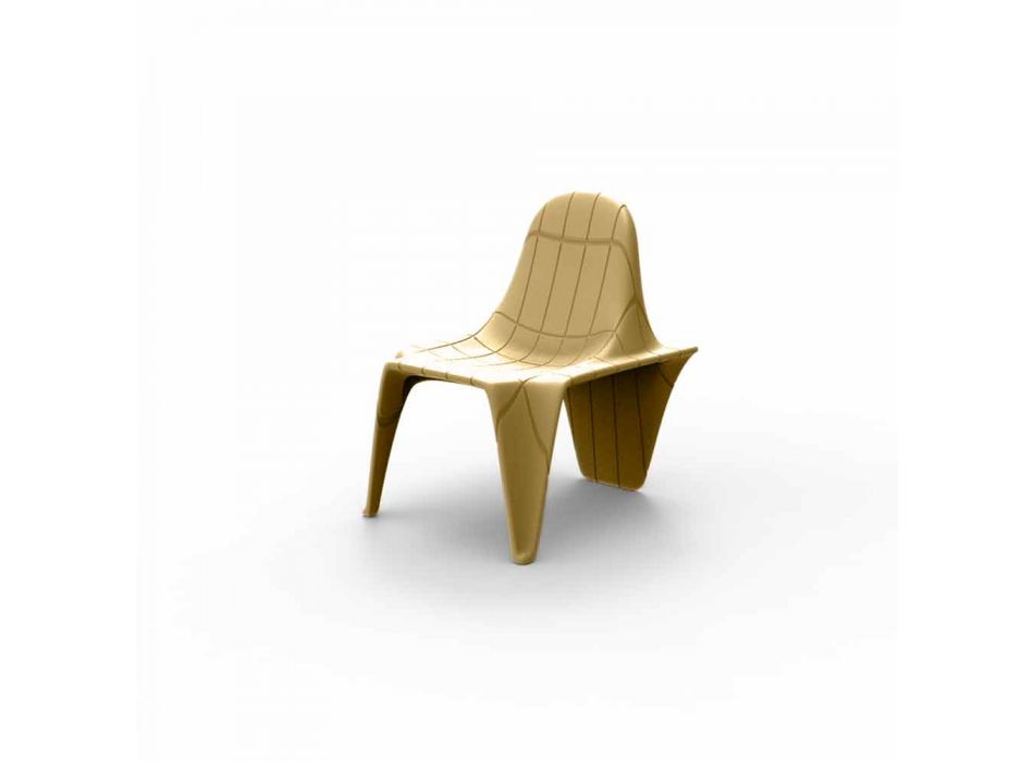 Cadeira F3 empilhável de Vondom, em polietileno Viadurini