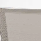 Cadeira Exterior Empilhável em Alumínio e Textilene, Homemotion 4 Peças - Serge Viadurini