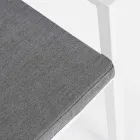 Cadeira de Alumínio Empilhável Homemotion, 4 Peças - Carina Viadurini