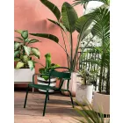 Cadeira empilhável de alumínio para exterior, fabricada na Itália, 2 peças - Shyla Viadurini