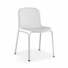 Cadeira empilhável de metal para exterior, fabricada na Itália, 4 peças - Prunella Viadurini