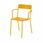 Cadeira empilhável de metal para exterior, fabricada na Itália, 4 peças - Xylia Viadurini