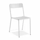 Cadeira empilhável de metal para exterior, fabricada na Itália, 4 peças - Xylia Viadurini