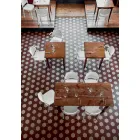 Cadeira empilhável para exterior em polipropileno fabricada na Itália, 4 peças - Bertina Viadurini