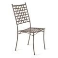Cadeira ao ar livre em aço galvanizado empilhável 4 peças fabricadas na Itália - Sibo