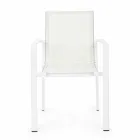 Cadeira de exteriores em alumínio com braços de Homemotion - Casper Design Viadurini