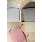 Cadeira Exterior de Alumínio com ou Sem Almofada, Alta Qualidade, 4 peças - Filomena Viadurini