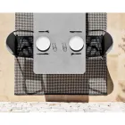 Cadeira Exterior de Alumínio com ou Sem Almofada, Alta Qualidade, 4 peças - Filomena Viadurini