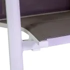 Cadeira de exterior em alumínio com Textilene de dupla camada - Excursion Viadurini