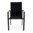 Cadeira de exterior em alumínio com Textilene de dupla camada - Excursion Viadurini