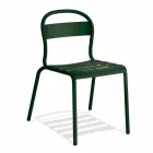 Cadeira empilhável de alumínio para exterior, fabricada na Itália, 4 peças - Ulyssa Viadurini