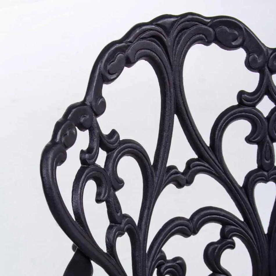 Cadeira Outdoor em Alumínio Pintado com Acabamento Mate, 2 Peças - Casiro Viadurini