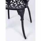 Cadeira Outdoor em Alumínio Pintado com Acabamento Mate, 2 Peças - Casiro Viadurini