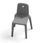 Cadeira Outdoor em Polietileno 15 Cores Fabricado na Itália 2 Peças - Ronnie Viadurini