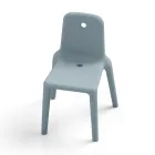 Cadeira Outdoor em Polietileno 15 Cores Fabricado na Itália 2 Peças - Ronnie Viadurini