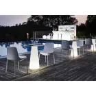 Cadeira Outdoor em Polietileno e Alumínio Made in Italy 2 Peças - Rizia Viadurini