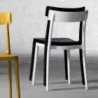 Peia made in Italy cadeira de design exterior / interior em polipropileno Viadurini